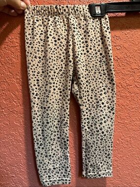 btween Pink Leopard Print Girls' Leggings